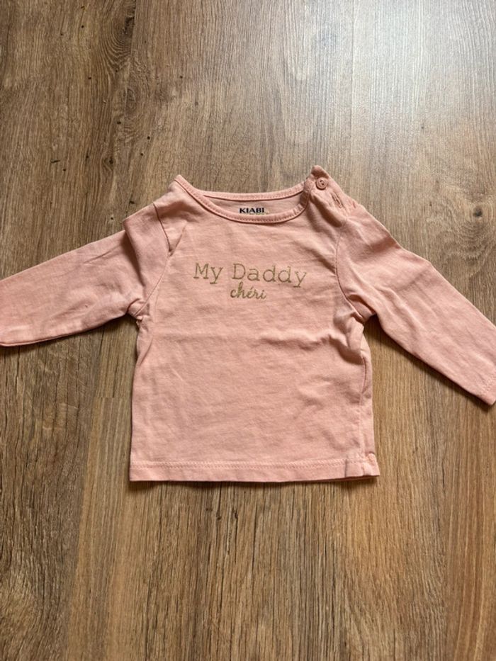 Lot 3 tshirts fille 1 mois - photo numéro 6