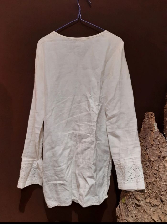 Blouse longue en lin - photo numéro 2