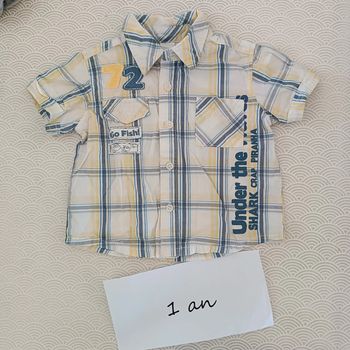 Chemise bébé garçon 1 an