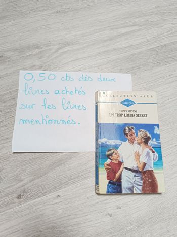 Livre Harlequin collection Azur