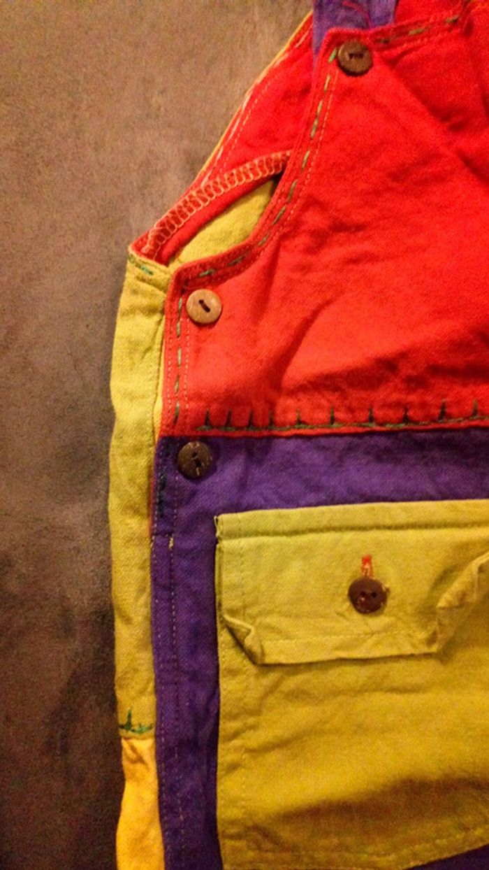 Salopette short mixte 2/3 ans - photo numéro 5