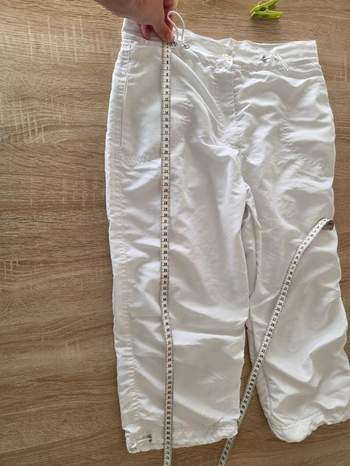 Pantacourt blanc - taille XS - photo numéro 5