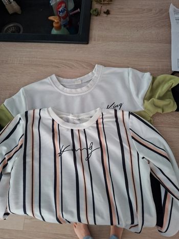 Lot de 2 sweats 8ans