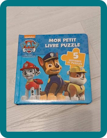 Livre puzzle pat patrouille