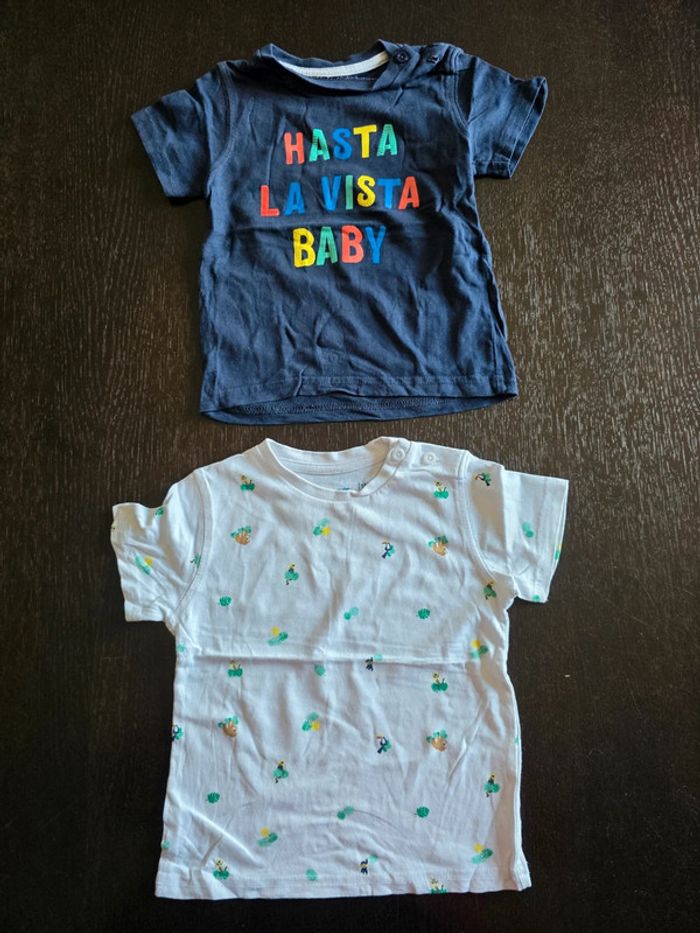 Lot de 4 tee-shirts Gemo en 18 mois - photo numéro 3