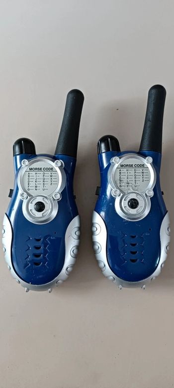 Talkie-walkie avec code morse