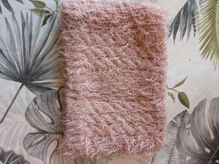 Snood rose tout doux 6/8ans