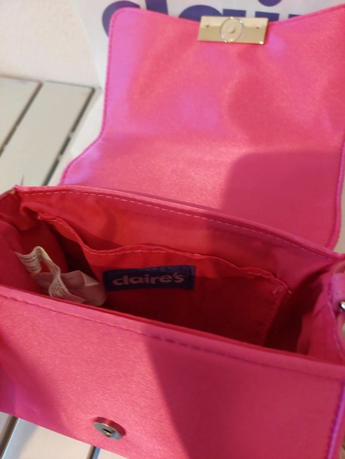 Sac à main rose strass Neuf Claire's - photo numéro 8