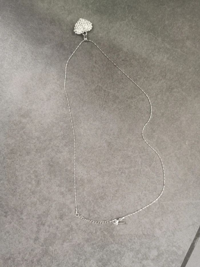 Collier cœur brillant - photo numéro 2