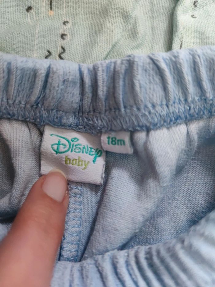 Pantalon de pyjama velours Mickey T.18 mois - photo numéro 2