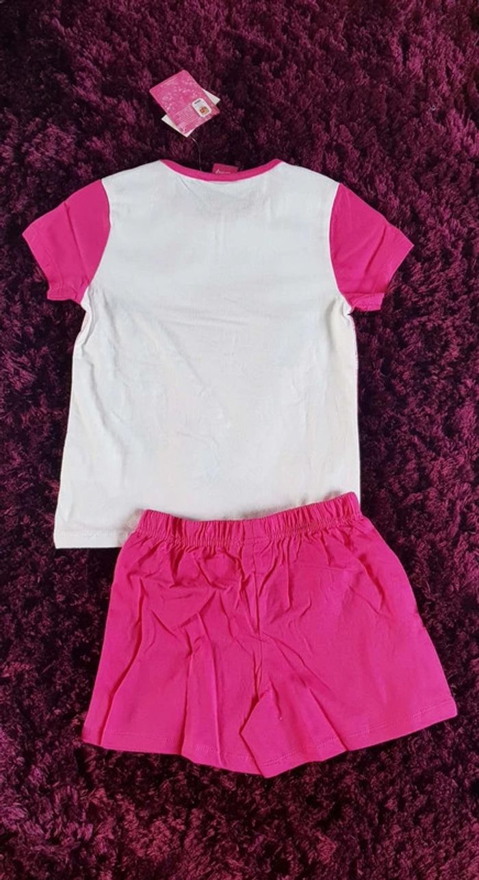 lot de 2 pyjamas short fille princesse Belle disney - photo numéro 3