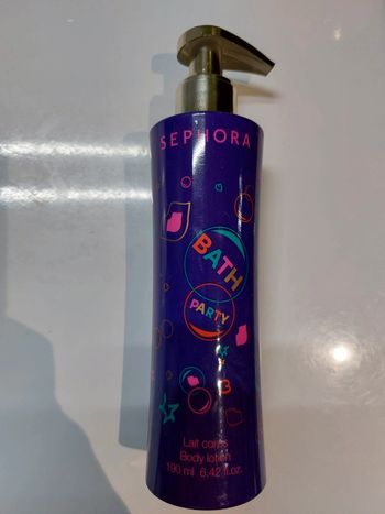 Lait corps sephora flacon pompe