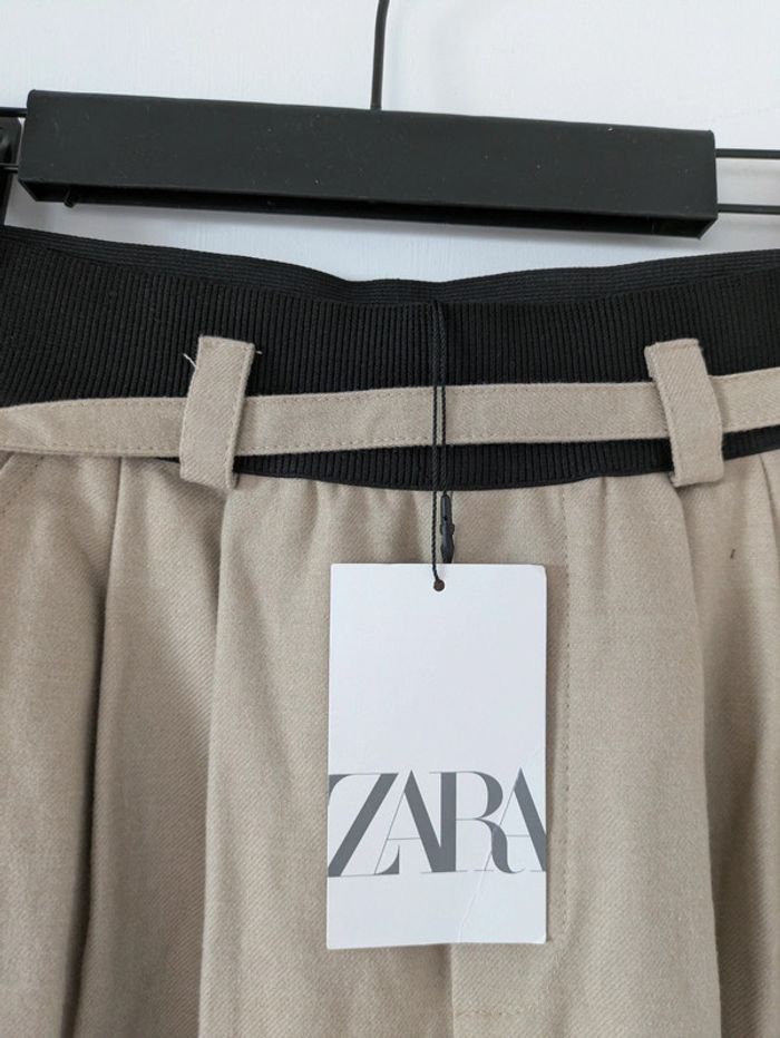 Pantalon large ceinture cuir - photo numéro 2