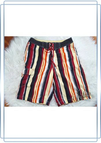 Boardshort Billabong Vintage Rayures Multicolores – Taille 30 - brodé (596)