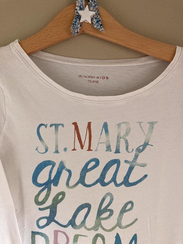 Tee-shirt Monoprix 10 ans - photo numéro 2