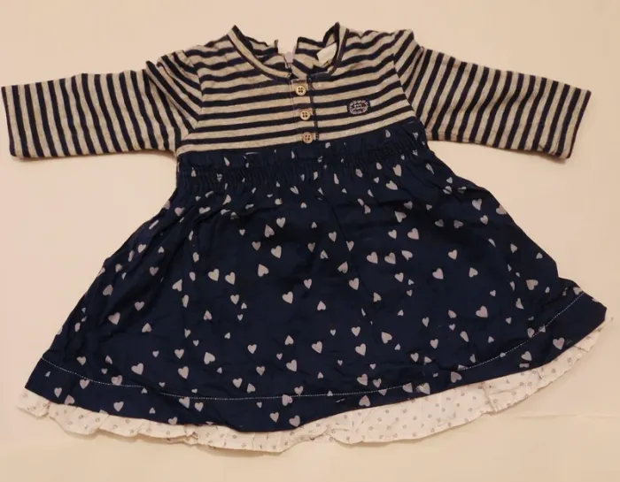 Lot 4 robes chaudes fille 6 mois - photo numéro 5