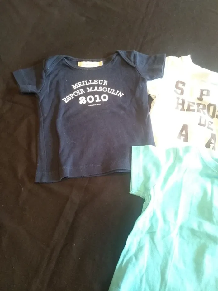 Lot de 4 Tee Shirt Garçons 6 Mois - photo numéro 3