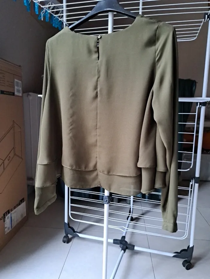 Blouse kaki ML taille M - photo numéro 7