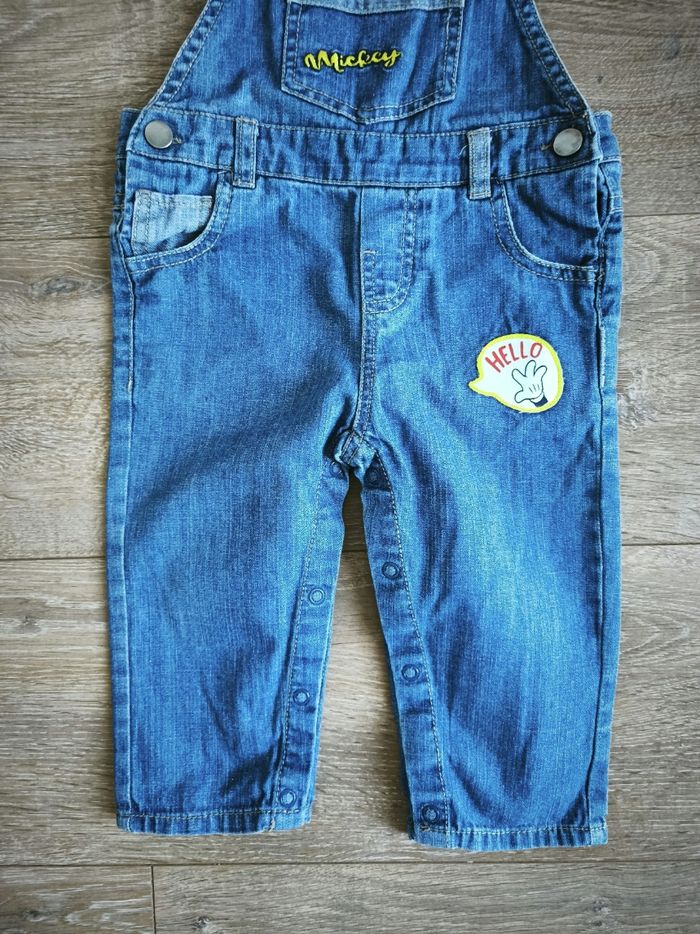 Salopette en jean Mickey - photo numéro 3
