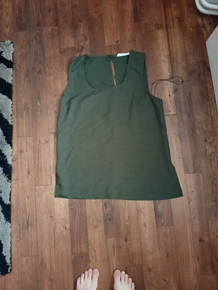 Blouse ample verte femme