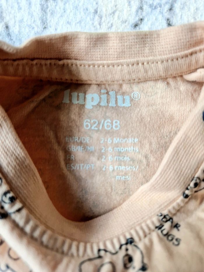 Lot de 2 tee-shirts nounours 6 mois - photo numéro 2