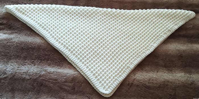 Couverture bébé CÂLINE fait main au crochet - photo numéro 2