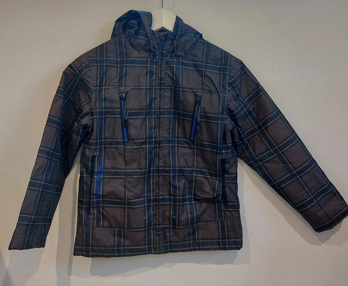 Manteau à capuche imperméable et chaud hiver garçon 6 ans