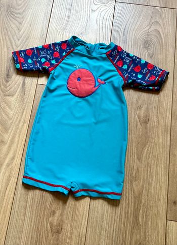 Combinaison de natation bébé - Baleine bleue