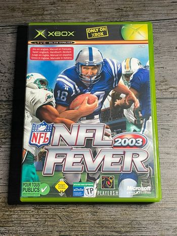 NFL Fever 2003 - Xbox Complet Avec Fascicule Version FR PAL Microsoft Comme Neuf