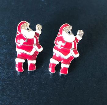 Boucles d’oreilles Père Noël 🎅