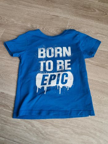 Tee-shirt bleu 5-6 ans