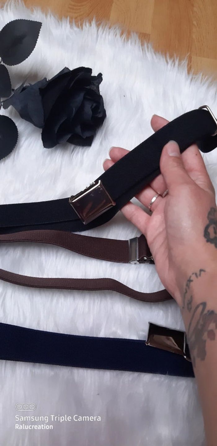 🖤Lot de 3 ceintures neuves - enfants 8-12 ans - photo numéro 6