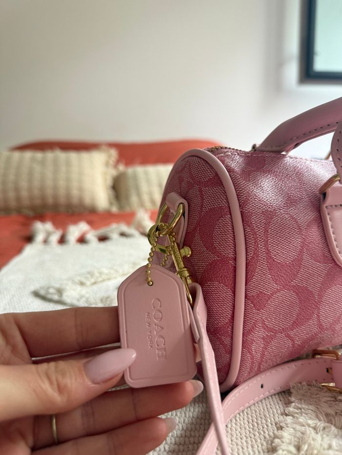 Sac coach rose - photo numéro 2