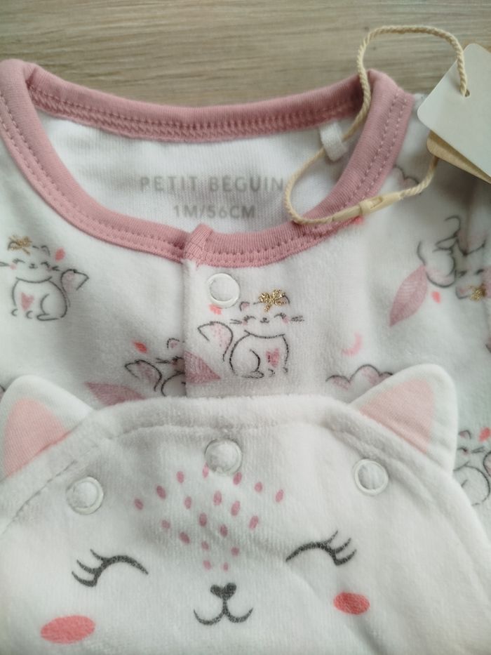 Pyjama petit béguin 1 mois 56 cm neuf - photo numéro 4