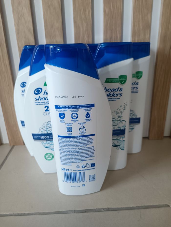 Lot de 6 shampoing head and shoulders classic - photo numéro 2