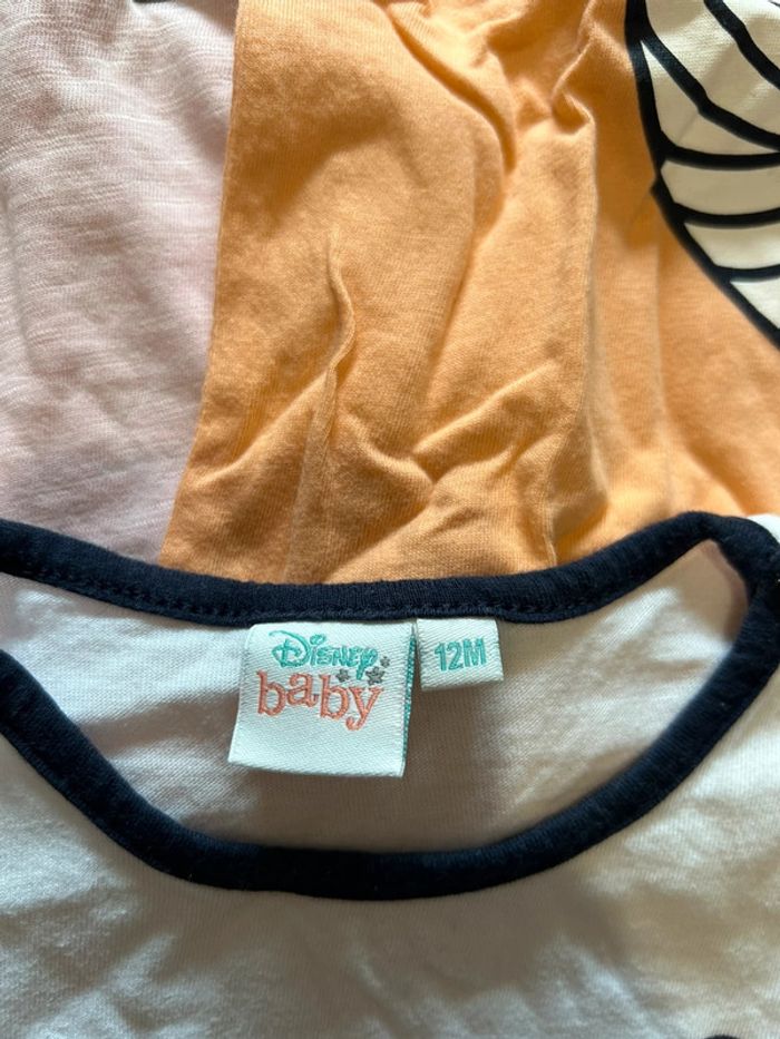 Lot 5 t shirts manches courtes 12 mois - photo numéro 5
