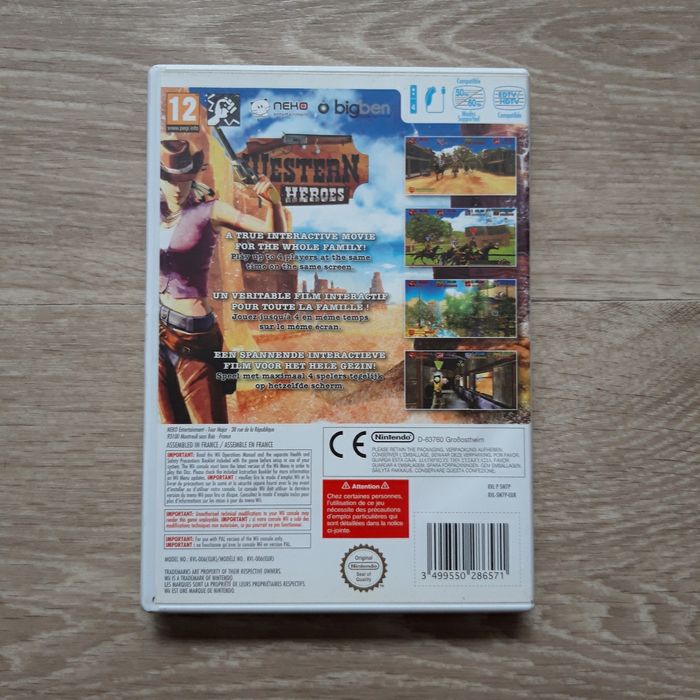 Western heroes jeu Nintendo Wii + fusil - photo numéro 7