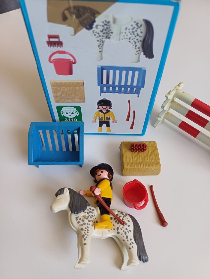 Équitation,Poney Playmobil complet 3119 - photo numéro 2