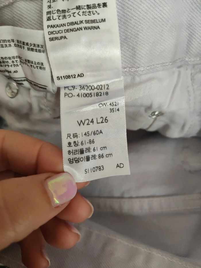Jeans Levi's W24 L26 mauve pâle - photo numéro 8