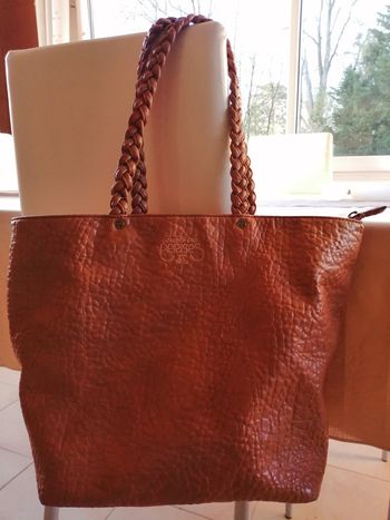 Sac marron clair Le Temps des Cerises