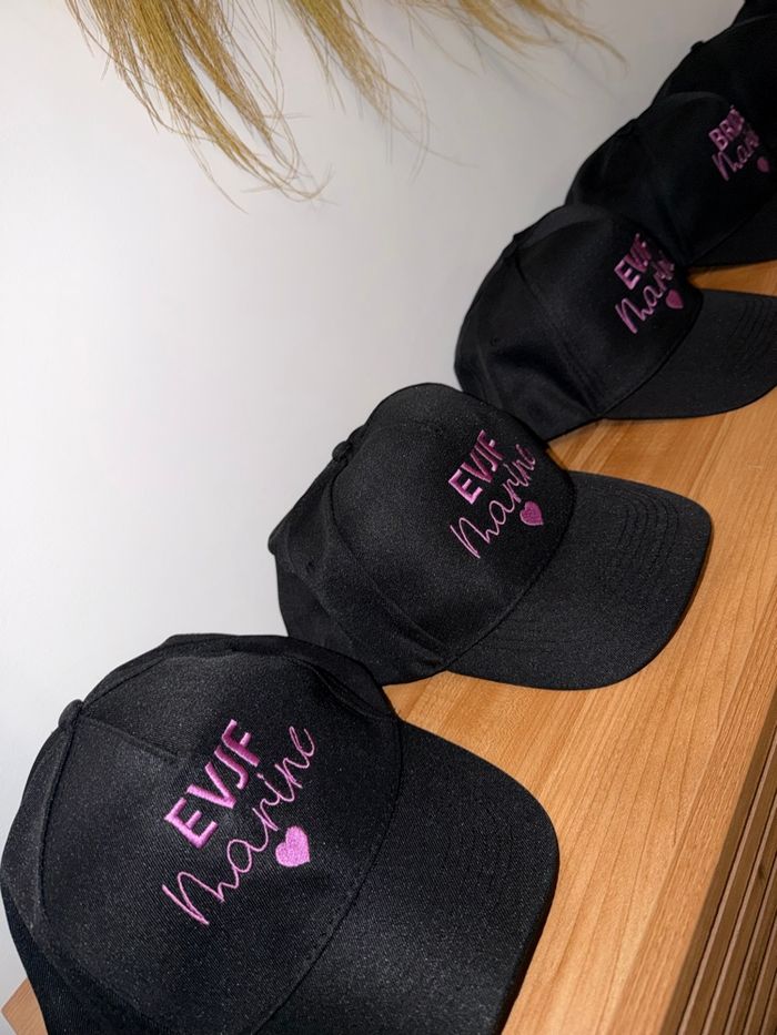 Casquette personnalisée brodée EVJF - photo numéro 4