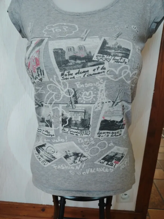 T shirt manches courtes Cache Cache - photo numéro 2
