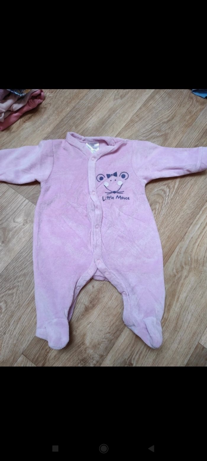 Pyjama rose bébé fille