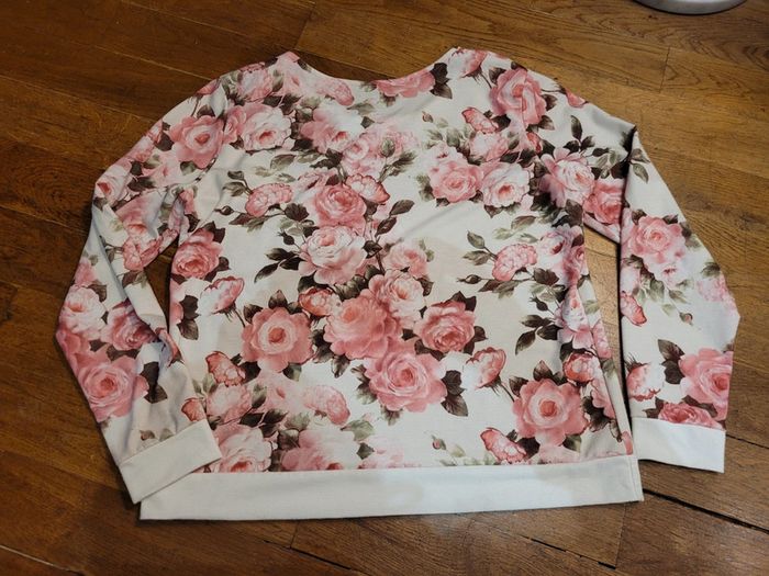 Pull manches longues à fleurs (style vintage) - Gémo - photo numéro 4