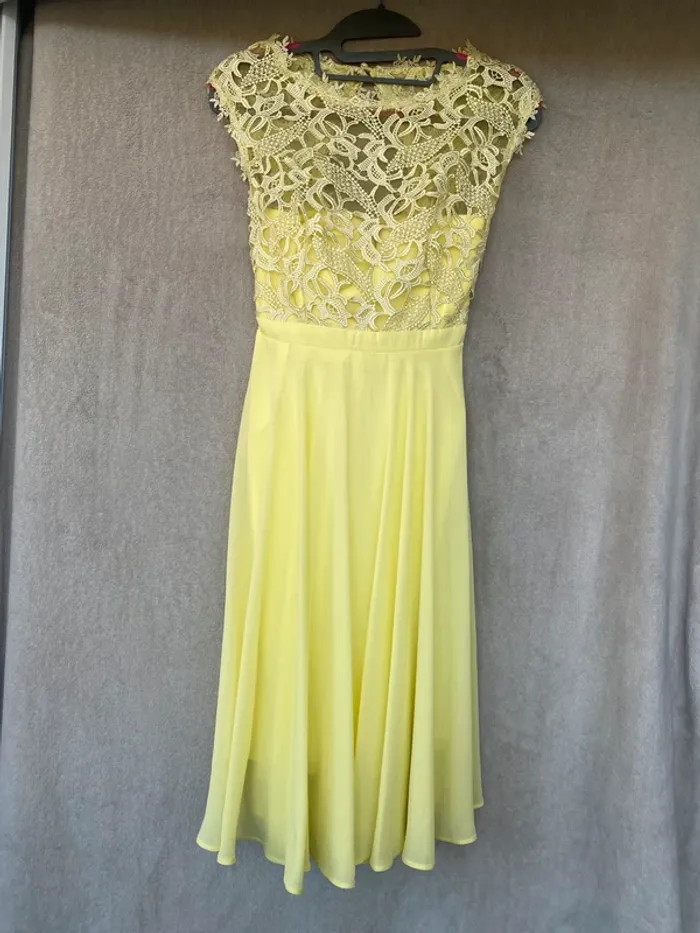 Robe cérémonie jaune - photo numéro 2