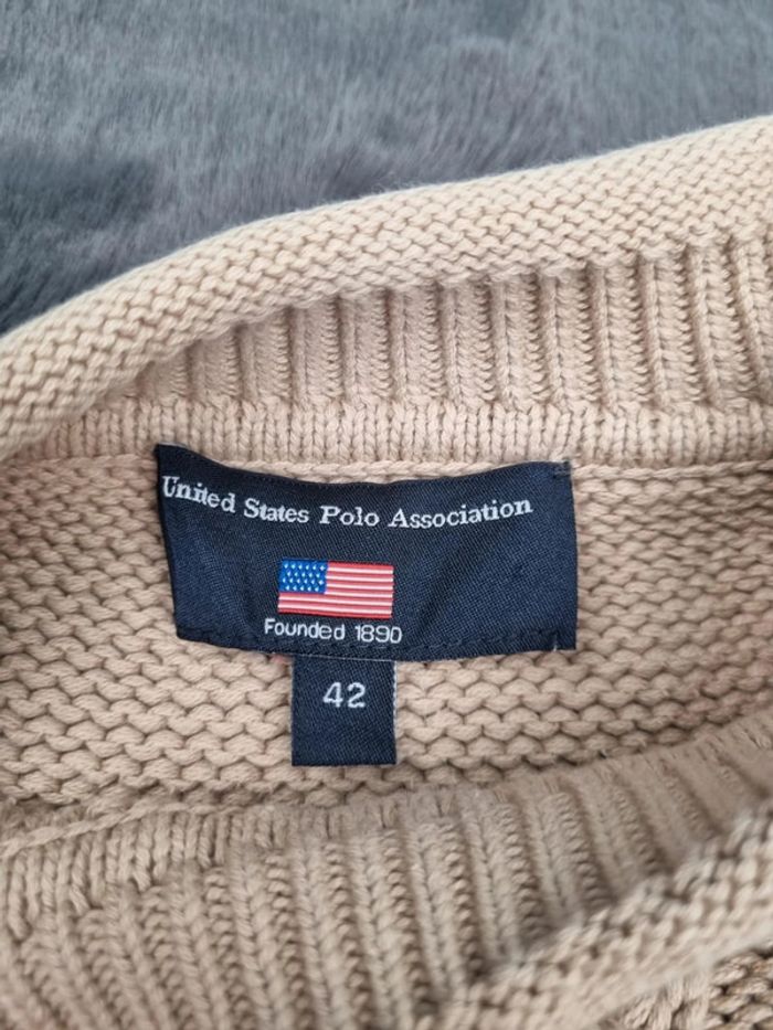 Pull USPA beige, M Femmes - photo numéro 6