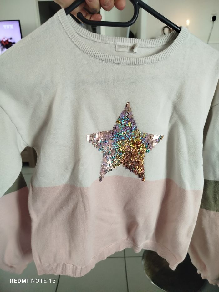 #kytie10ansfille. Pull manches longues taille 10 ans