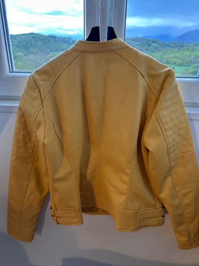Blouson Similicuir jaune - photo numéro 2