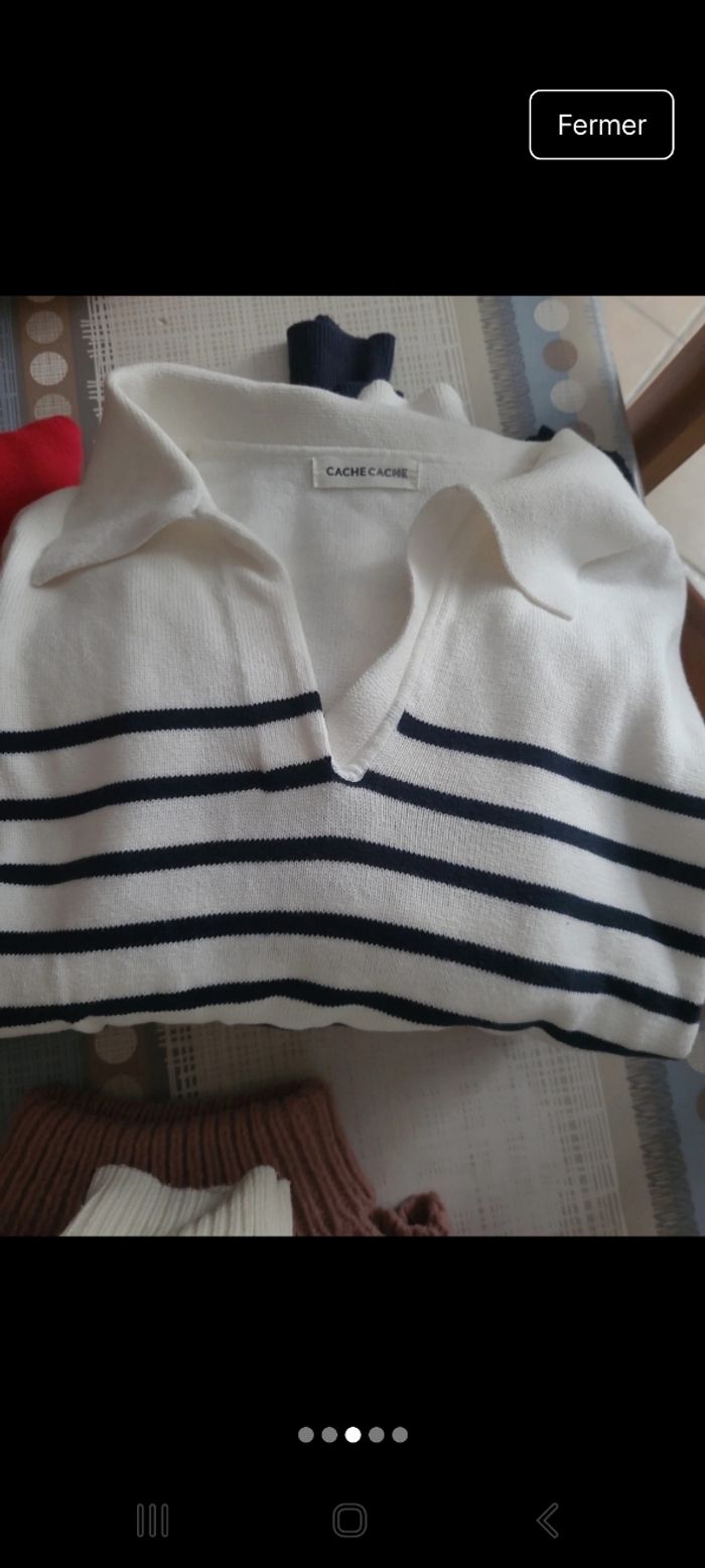 Vends lot pulls chemises plus d info en contacté taille xs et s - photo numéro 3