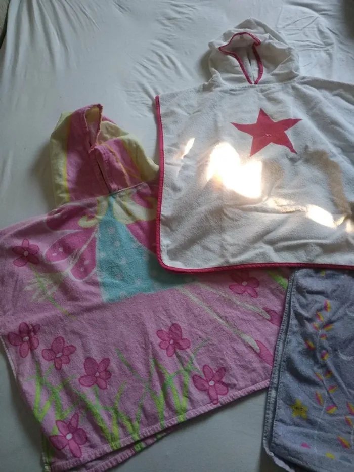 Lot de 3 Capes de Bains